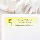 黄色ひまわり ラベル (インサイチュ)