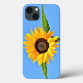 黄色ひまわりiPhoneケース Case-Mate iPhoneケース (裏面)