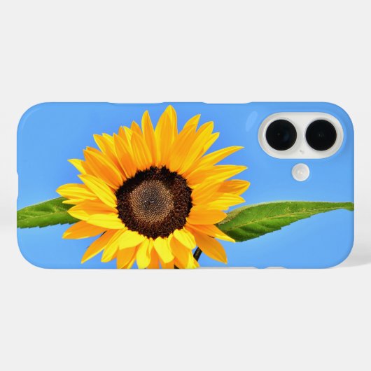 黄色ひまわりiPhoneケース Case-Mate iPhoneケース (裏面 (横))
