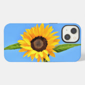 黄色ひまわりiPhoneケース iPhoneケース (裏面横)