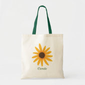 黄色ひまパーソナライズされたわりトートバッグ トートバッグ (正面)