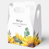 黄色ひまモダンわり結婚式の引き出物箱 フェイバーボックス (オープン)