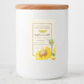 黄色ひま素朴わり水彩の成分 フードラベル (正面)