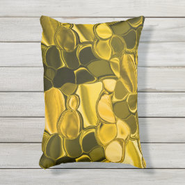 黄色または金ゴールドのカラーピースは金ゴールドメタルに見える アウトドアクッション