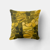 黄色または金ゴールドのカラーピースは金ゴールドメタルに見える クッション (裏面)