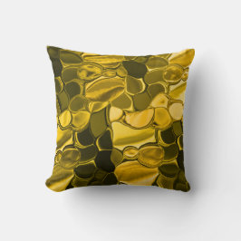 黄色または金ゴールドのカラーピースは金ゴールドメタルに見える クッション