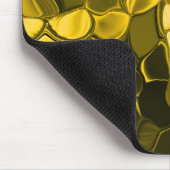 黄色または金ゴールドのカラーピースは金ゴールドメタルに見える マウスパッド (コーナー)