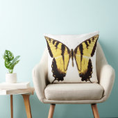 黄色または黒のアゲハチョウの蝶装飾用クッション クッション (椅子)
