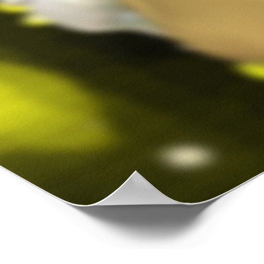 黄色まろやかな ポスター (角)