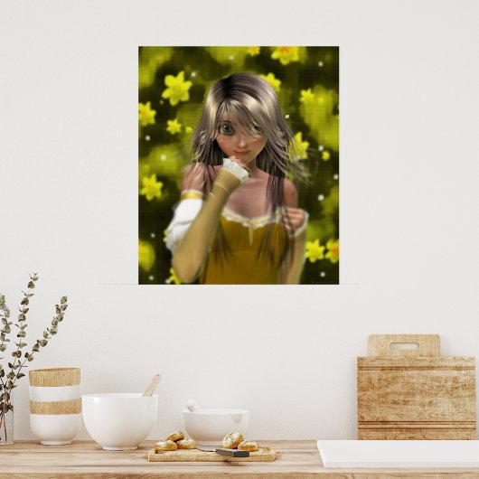 黄色まろやかな ポスター (キッチン)