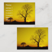 黄色まろやかな | 名刺 (正面/裏面)