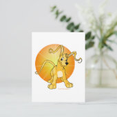 黄色よくはしゃぐの加速器 ポストカード (スタンド正面)