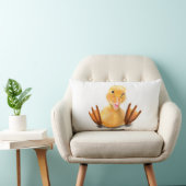 黄色よくはしゃぐアクリングウィンクベビーピロースマイルおもしろい ランバークッション (椅子)