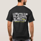 黄色を刺しました Tシャツ (裏面)