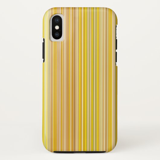 黄色を基調とした多色のストライプが多数... Case-Mate iPhoneケース (裏面)
