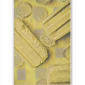 黄色アイスクリームコーンポピュシクル シール (正面)