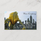 黄色アイリス名刺 名刺 (正面)