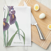 黄色アイリス キッチンタオル (四つ折り)