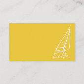 黄色アンバーセーリング 名刺 (裏面)