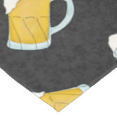 黄色アートモダン黒ウォーター色のビアスタイン テーブルクロス (アングル)