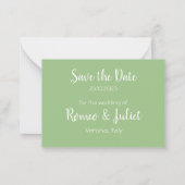 黄色エレガントと赤のチューリップ日付の保存 ノートカード (裏面)