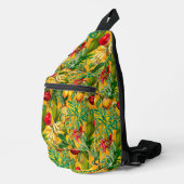 黄色エレガントのトロピ離れックフルーツ スリングバッグ (右コーナー)