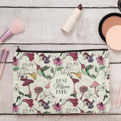 黄色エレガントの最高のお母さん写真ハミングバード アクセサリーポーチ