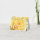 黄色エレガントバラの同情カード シーズンカード (正面)