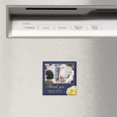 黄色エレガントバラフローラ写真ありがとうござ結婚う マグネット (インサイチュ (食洗機))