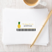 黄色エレガントパイナップル ラベル (インサイチュ)