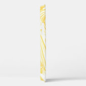 黄色エレガント大理石:手描きテクスチャ Case-Mate iPhoneケース (裏面 / 右)