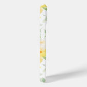 黄色エレガント桃色の水色フローラ Case-Mate iPhoneケース (裏面 / 右)