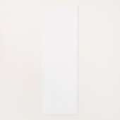 黄色エレガント水和フローラモノグラム ヨガマット (裏面)