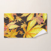 黄色エレガント離れの装飾的な目を引く バスタオルセット (ハンドタオル)