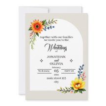 黄色オレンジの植物学的な花輪