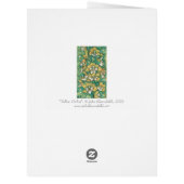 黄色オーキッド熱帯花絵画フローラ (裏面)