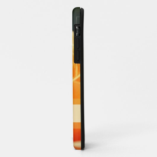 黄色カスタマイズのバラの花iPhoneケース。 Case-Mate iPhoneケース (裏面/左)