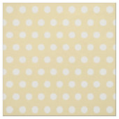 黄色カスタマイズの水玉模様パターン ファブリック (見本)