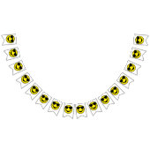 黄色カッコいい+背中。&アイディア バンティングフラッグ (全)