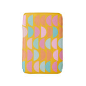 黄色カラフルのジオメトよくはしゃぐリ形状 バスマット (正面縦)