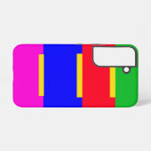 黄色カラフルのステップS22 SAMSUNG GALAXYケース (裏面横)