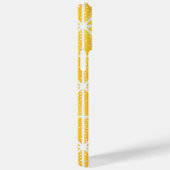 黄色カラフルの三角形のドット幾何学的パターン Case-Mate iPhoneケース (裏面 / 右)