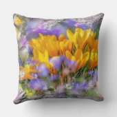 黄色クロカス クッション (裏面)