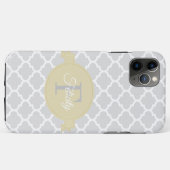 黄色クローバー パーソナライズされた Case-Mate iPhoneケース (裏面(横))