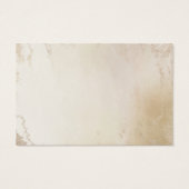 黄色グラデーション金ゴールドフロストギフトレジストリ挿入カード (裏面)