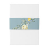 黄色コンテンポラリーのバラの水の色結婚色 招待状ベリーバンド