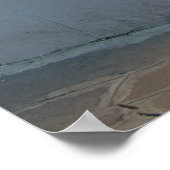 黄色コン色彩の鮮やかクト建物 ポスター (角)