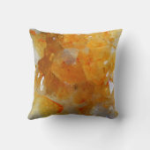 黄色シトリン水晶モノグラム クッション (裏面)