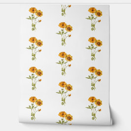 黄色シンプルい花を持つ植物 壁紙