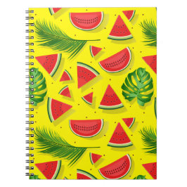 黄色スイカの葉 ノートブック